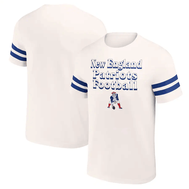 Men's New England Patriots Cream x Darius Rucker Collection Vintage T-Shirt Men's New England Patriots Cream x Darius Rucker Collection Vintage T-Shirt